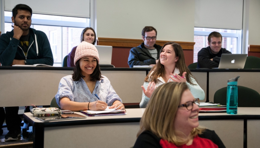 Undergraduate Students in a Sociology class ay UGA