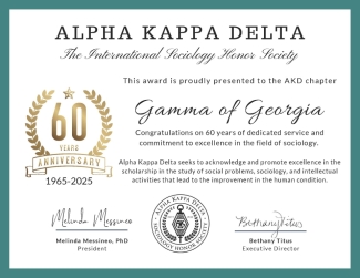 UGA's AKD 60th Anniversary