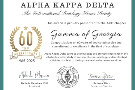 UGA's AKD 60th Anniversary