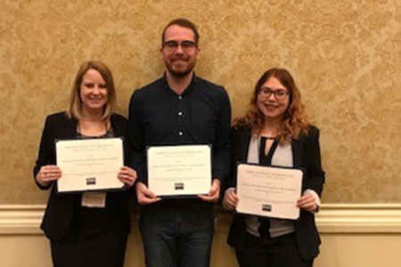 Outstanding Graduate Student Paper Recipients